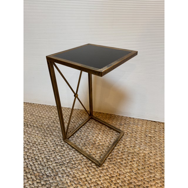 Uttermost Zafina Gold Side C-Table For Sale - Image 12 of 12