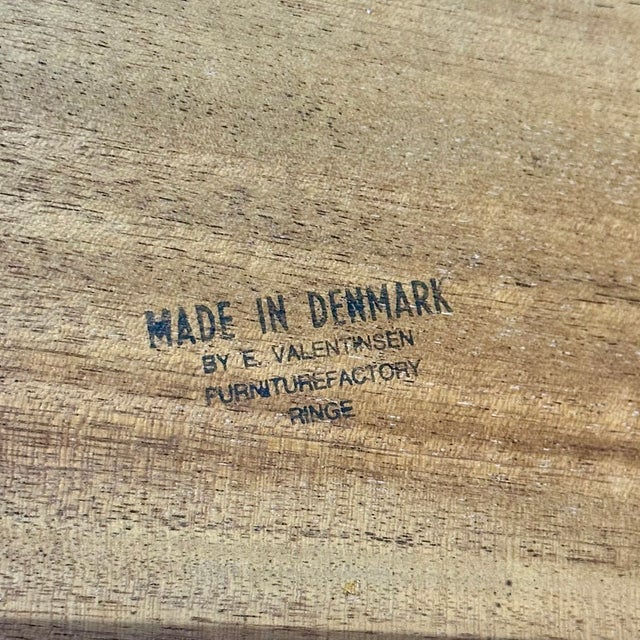 Wood Vintage 1970s Danish Modern Teak Pedestal Base Extension Dining Table For Sale - Image 7 of 12