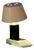 White Clamp Lamp with Metal Shade from Elios For Sale