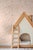 Textile Butterfly Grove Grasscloth Wallpaper by House Party | Pink Blush | 6 Yards For Sale - Image 7 of 7