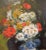 French 19th Century French Floral Still Life Oil Painting in Carved Giltwood Frame For Sale - Image 3 of 9