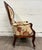 Beige Antique Victorian Rococo Revival Balloon Back Walnut Armchair Parlor Chair For Sale - Image 8 of 10