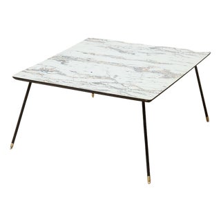 Faux Marble 1960’s Coffee Table For Sale