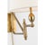 2020s Thomas O'Brien for Visual Comfort Signature Paulo Small Bracket Light in Hand-Rubbed Antique Brass with Linen Shade For Sale - Image 5 of 7