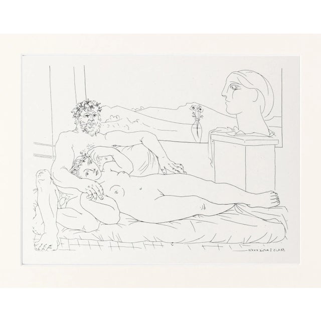 Abstract Vintage Pablo Picasso Vollard Suite Print 1956 For Sale - Image 3 of 6
