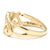 Early 21st Century Tiffany & Co Paloma Picasso Tri-Heart Band Ring, 18k Yellow Gold, Ring Size 8 For Sale - Image 5 of 7