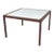 Mid-Century Modern Walnut and Laminate Side Table in the Style of Florence Knoll For Sale
