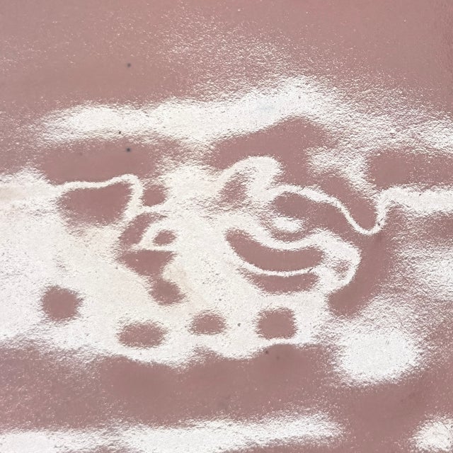 Mid 20th Century Muted Green & Pink Eclectic Serving Bowl Curation - Group of 6 For Sale - Image 5 of 12