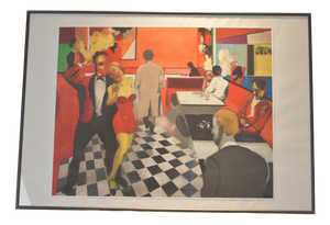 Reinhardt Stangl, Bar Scene (Paris Bar), Printed Around 2000