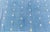 Sky Blue Doris Leslie Blau Indian Dhurrie Vintage Geometric Blue Flatweave Cotton Rug For Sale - Image 8 of 9