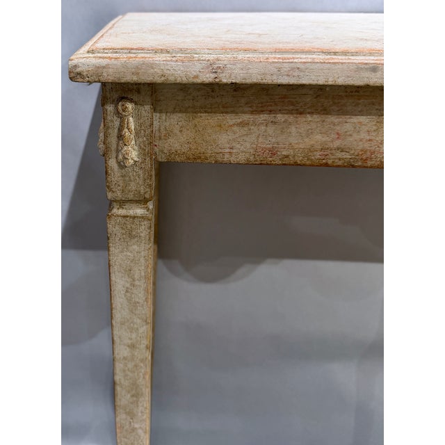Pair of Swedish Gustavian Style Painted Console Tables, Circa 1880 For Sale - Image 11 of 18