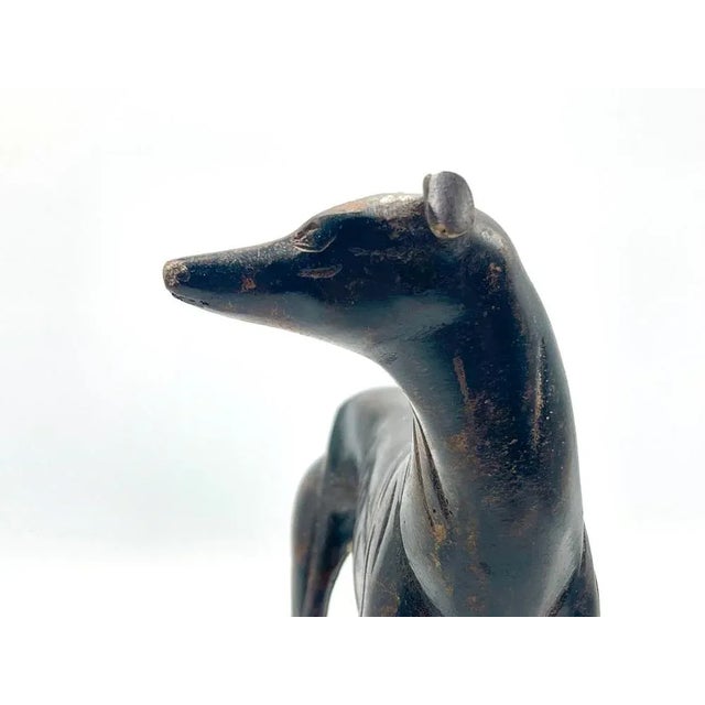1960s Vintage Whippet Cast Iron Figure, 1960s For Sale - Image 5 of 11