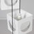 Shogo suzuki stockmann orno pendant lamp model 61-193 from 1966, consisting of a set of four cube-shaped pendant lights in...