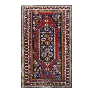 Late 18th Century Antique Shirvan Rug 4'0'' x 6'9'' For Sale