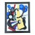Vintage Abstract Painting on Canvas For Sale