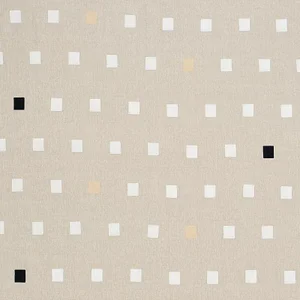 Schumacher X Caroline Z Hurley Inkwell Hand Block Fabric in Natural