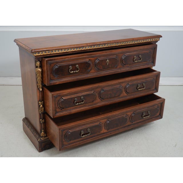 Pair Francesco Molon Italian 3 Drawer Chest Dressers For Sale - Image 4 of 18