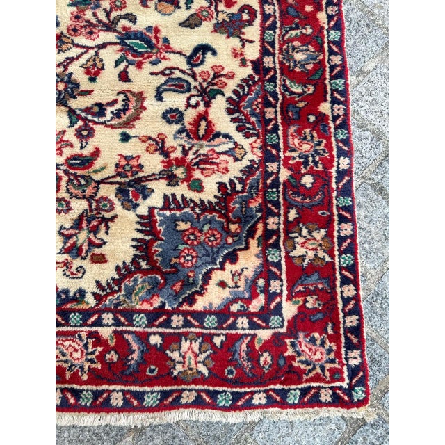 Vintage Najaf Abad Rug, 1980s For Sale - Image 4 of 18