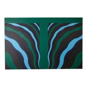 Jason Crum - "Chosen" - 1971 48" X 72" - Abstract Painting Vladimir Kagan Provenance