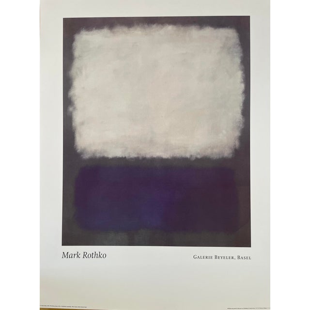 Art print of Blue and Grey (1962) by Mark Rothko (1903–1970), one of the most influential figures of Abstract...