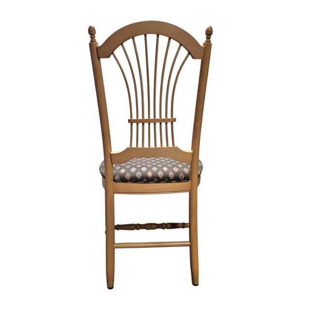 2 x rustic Frence country cottage side / dining chairs / Claude Monet chair /marked " Cottage "/ sheaf back chairs / 1980s...