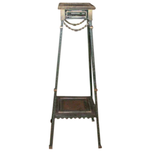 1940's French Maison Jansen Iron Pedestal