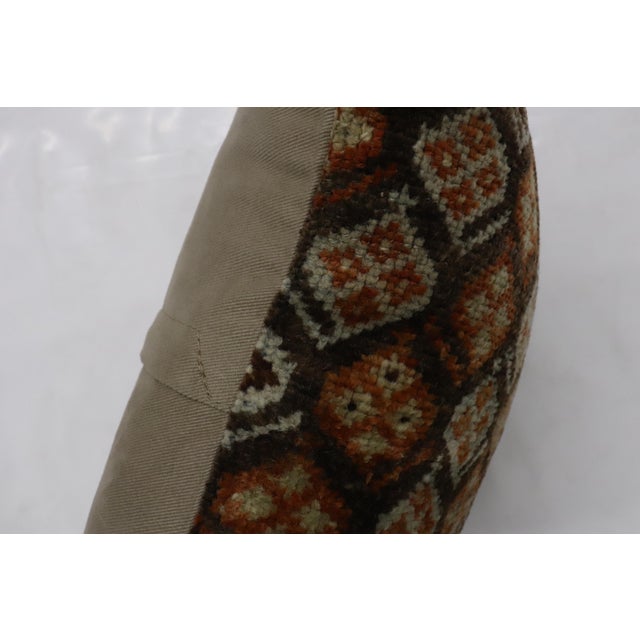 Early 20th Century Zabihi Collection Tribal Persian Kurd Rug Pillow - 1'4" x 1'5" For Sale - Image 4 of 4