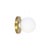 Not Yet Made - Made To Order Globe Sconce Brass, Modern, 5 Inch Glass Globes, by Research.Lighting, Modern, Minimal For Sale - Image 5 of 8