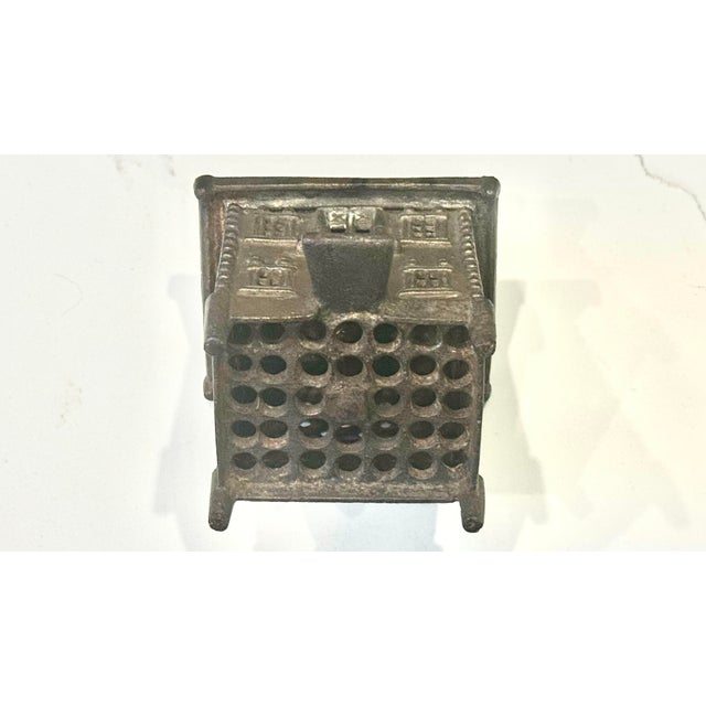 Metal Antique "English Pagoda" Cast Iron Still Bank, Circa Late 19th Century For Sale - Image 7 of 7
