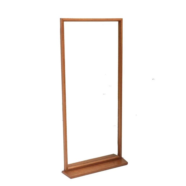 Large Vintage Rectangular Mirror, 1960s For Sale - Image 6 of 6