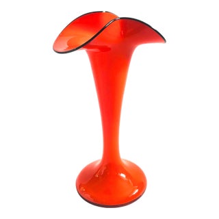 Art Deco Franz Welz Tango Art Glass Vase For Sale