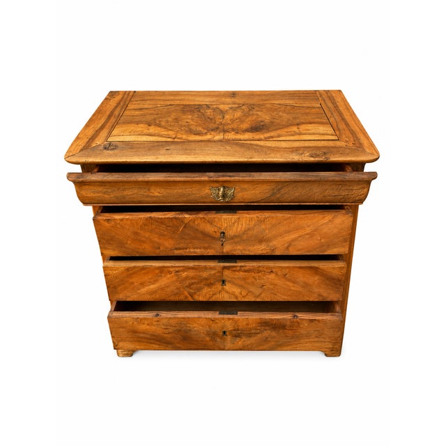 19th Century Louis Philippe Walnut Chest of Drawers, 1890s For Sale - Image 5 of 10