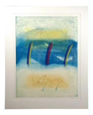 Mark Andrews Godwin" Electa Iv" Abstract Hand Signed Art Lithograph