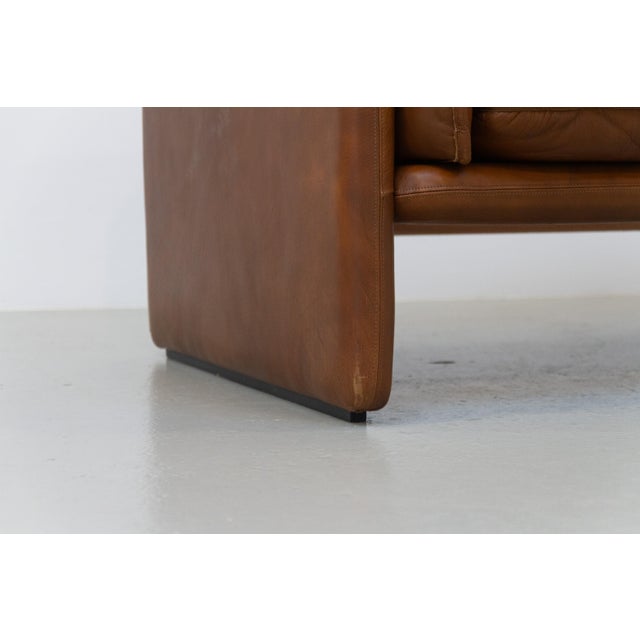 DS-16 3-Seater Sofa in Brown Leather from de Sede, 1970s For Sale - Image 16 of 18