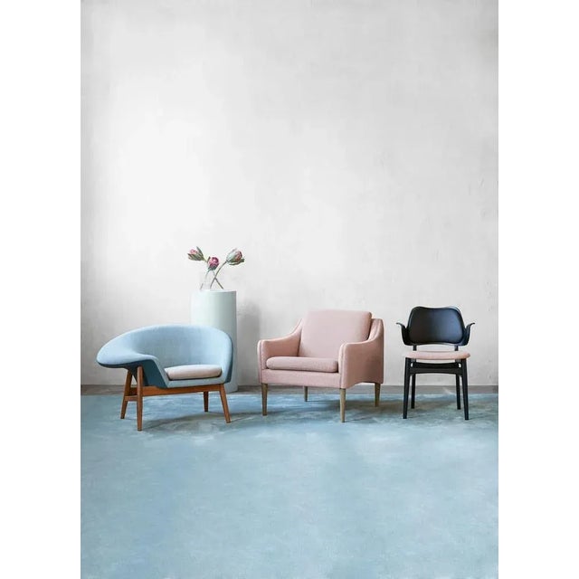 Gold Mr. Olsen Lounge Chair in Smoked Oak by Warm Nordic For Sale - Image 8 of 13