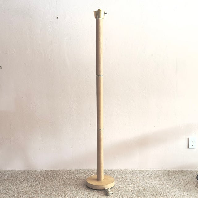 80s Chic Nordic Style Ashwood Floor Lamp For Sale In Miami - Image 6 of 15