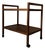 Mid-Century Modern Møbelfabrikken Teak & Tile Top Bar Cart For Sale