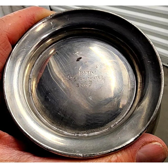Rand Vintage English Pewter Tankard Mug For Sale - Image 11 of 13