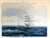 Late 20th Century Listed Artist Hewett Jackson Original Oil Painting | Tall Ship Seascape | Large For Sale - Image 4 of 8