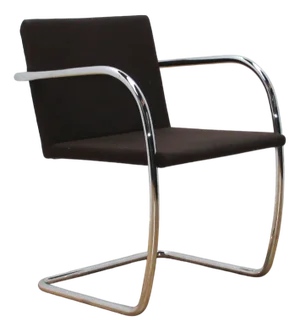 BRNO 2 Office Armchairs by Ludwig Mies Van Der Rohe for Knoll Inc. / Knoll International, Set of 8