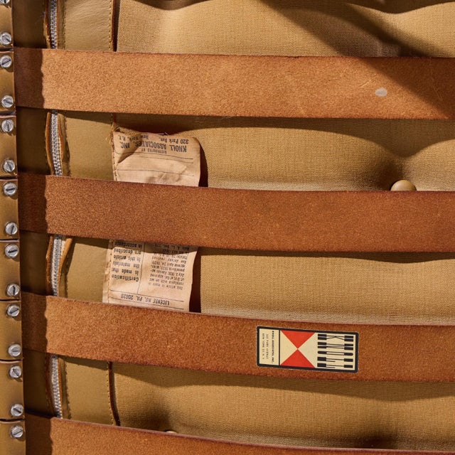 Mies Van Der Rohe for Knoll Mid Century Barcelona Lounge Chairs - Pair For Sale - Image 13 of 13