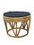 Pair of 1970s Vintage Rattan and Bamboo Round Ottoman Footstools For Sale - Image 11 of 18