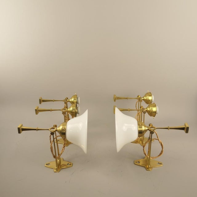 Semi-Cardanic Wall Lamp from Wiener Werkstätte, Vienna, 1920s For Sale - Image 15 of 18