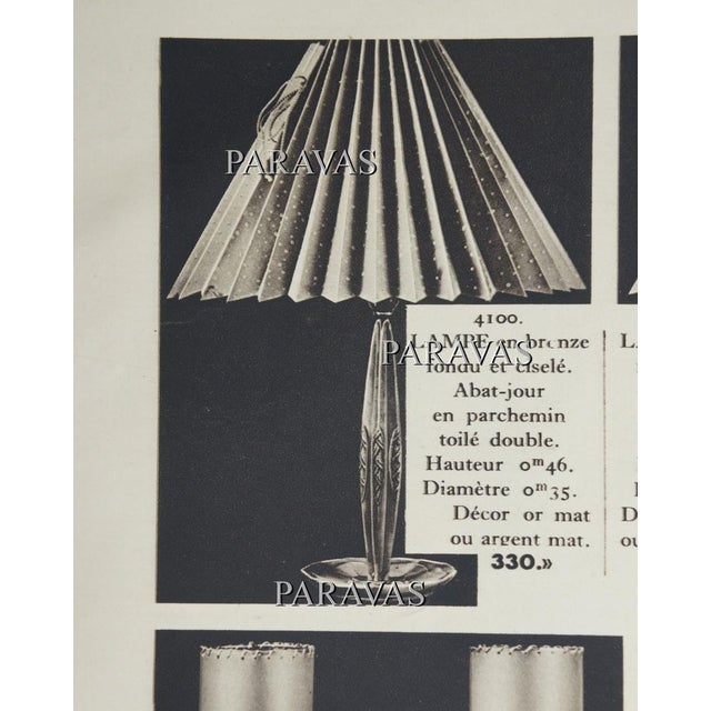 French Art Deco Lamp by Francis Hubens & Degue - 1930 France For Sale - Image 12 of 13