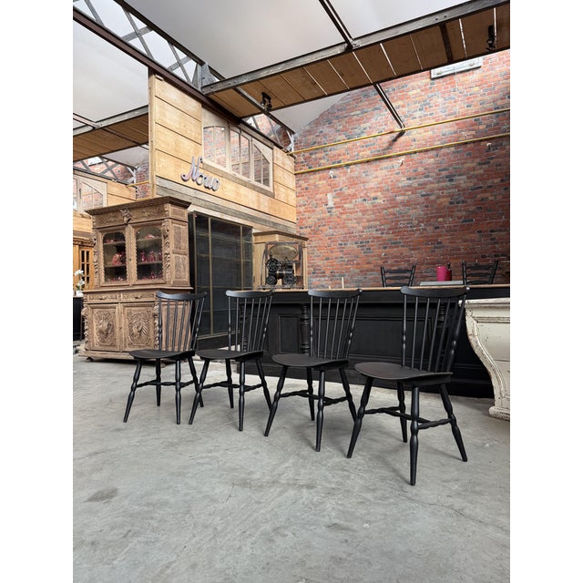Bistro Chairs from Baumann, 1960s, Set of 4 For Sale - Image 3 of 9