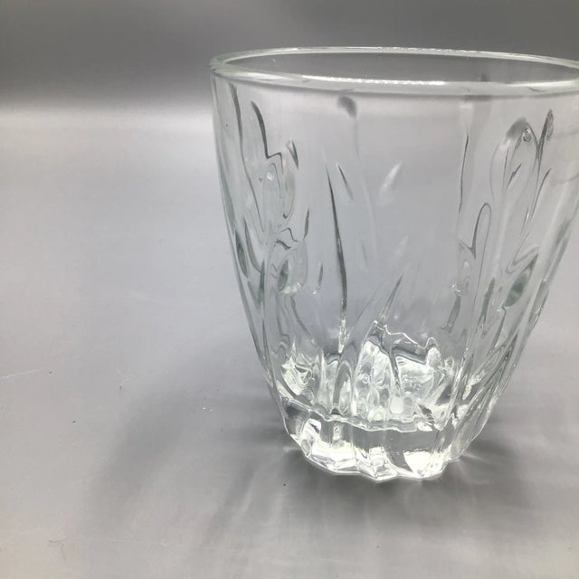 Mid-Century Modern Cristal D’Argues Durand “Cassandra” Crystal Set With 4 Highball and 6 Lowball-Set of 10 For Sale - Image 3 of 13