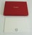 Cartier Paris Card and Envelope Set of 10 with the Iconic Tank Watch Jewelry Design. Authentic Luxury Cartier Stationery...