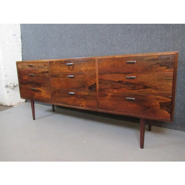 Founders Furniture Company Mid 20th Century Jack Cartwright Designed Rosewood Dresser for Founders For Sale - Image 4 of 12