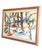 Wood Vintage Framed Abstract Expressionist Gouache Mixed Media Painting, "California Summer", by Judith Pacht, Signed For Sale - Image 7 of 13