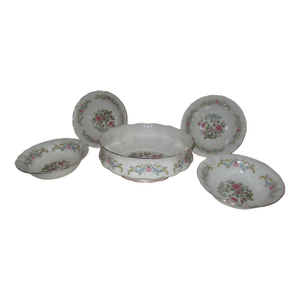 Vintage Royal Standard England Fine Bone China " Mandarin" Salad Bowl Set of 5